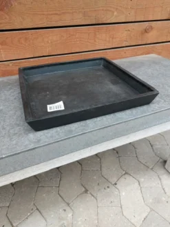 Saucer Square 32 Cm Black