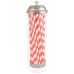 Sugerør-dispenser I Glas