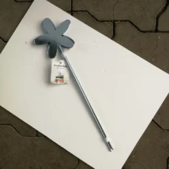 Metal-skilt Blomst 3 Stk.