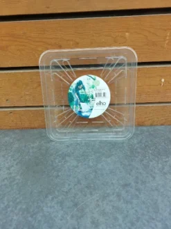 Underfad - Firkantet 20 Cm