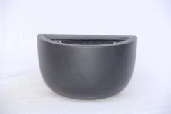 Wall Pot -  Black - Ø 30x17 Cm.