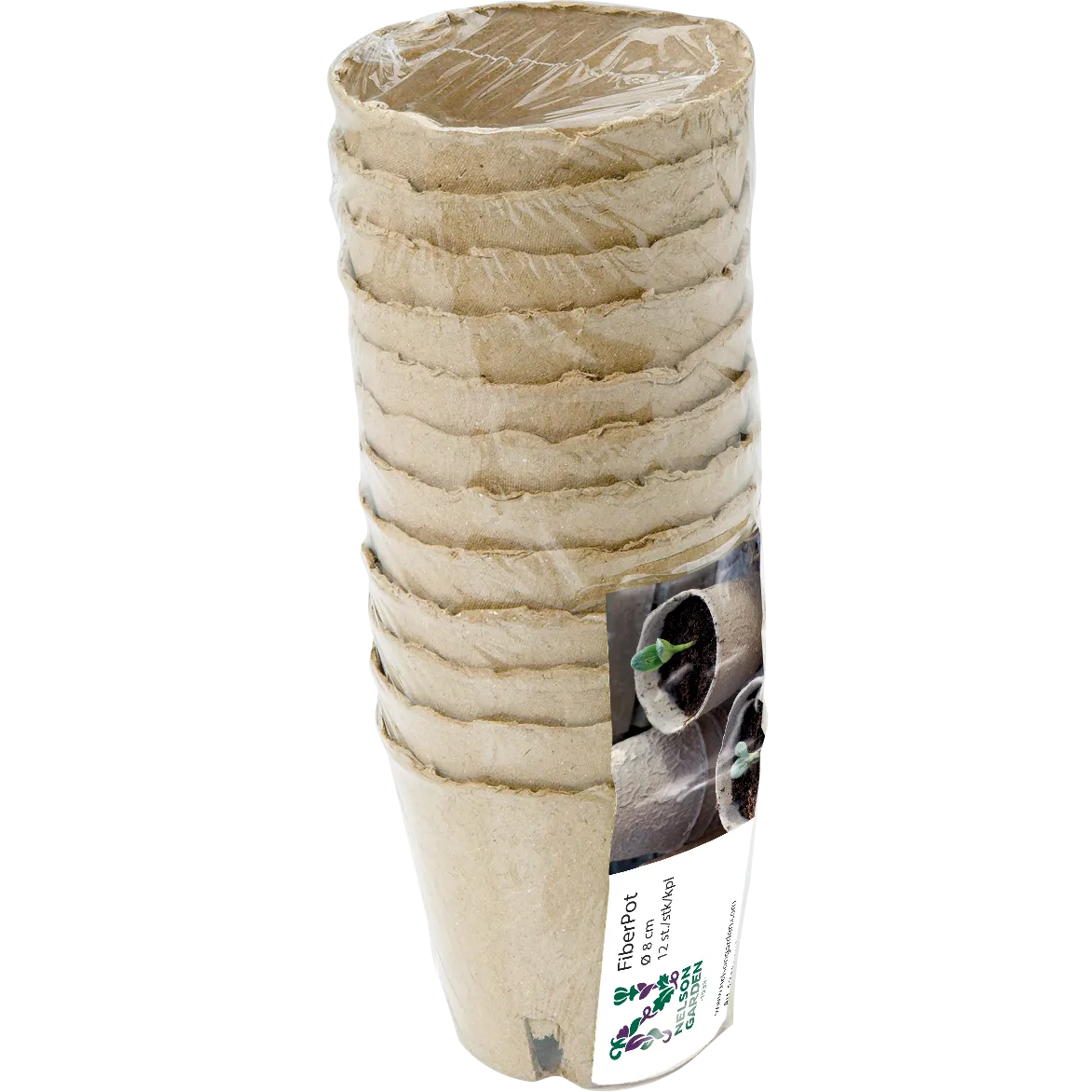 Fiberpot Rund 8cm 12pk 3 Fiberpot Rund 8cm 12pk