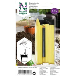 Stiketiketter Gul Med Pen.