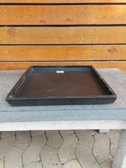 Saucer Square 36 Cm Black